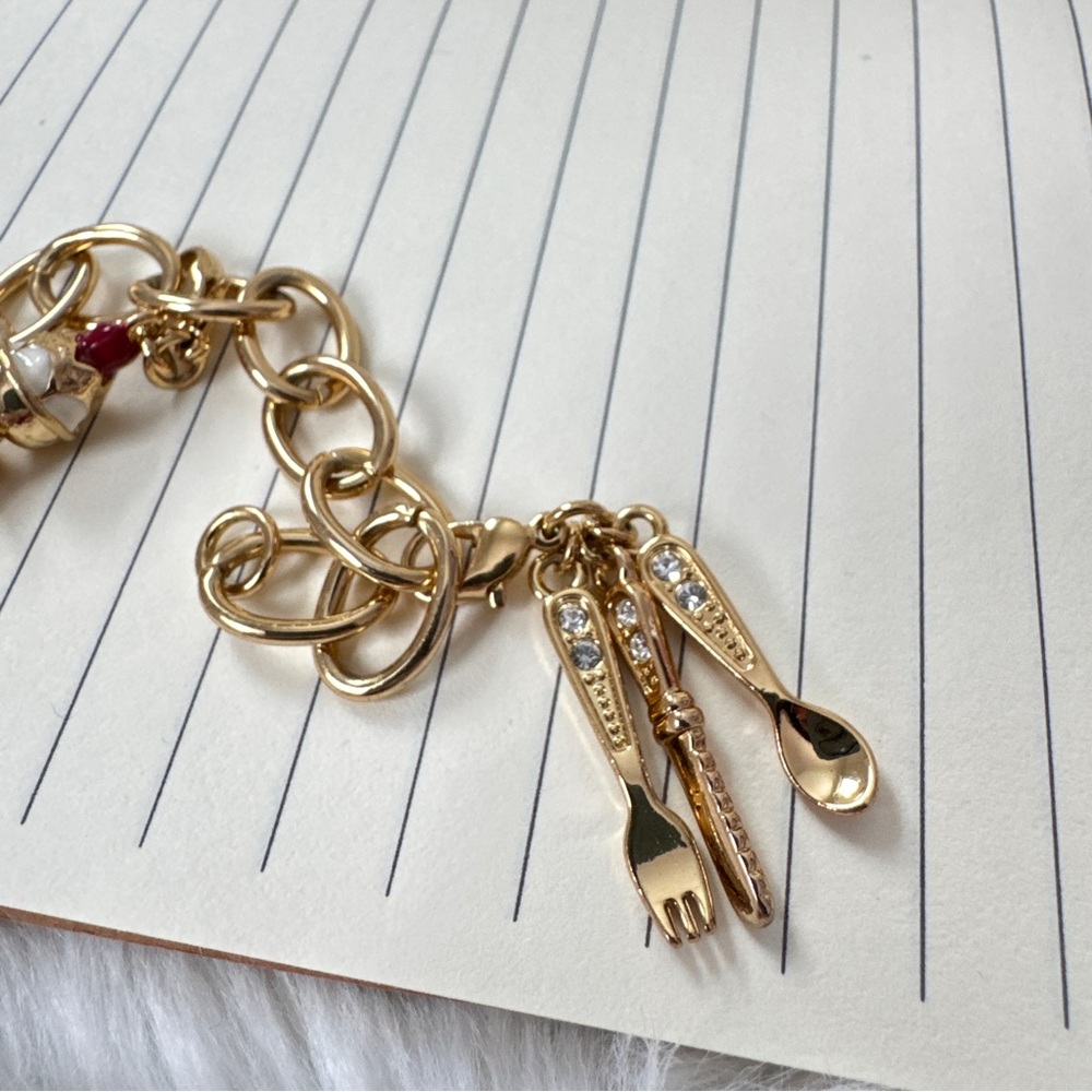 Disney Couture Charm Bracelet - Beauty And The Be… - image 6